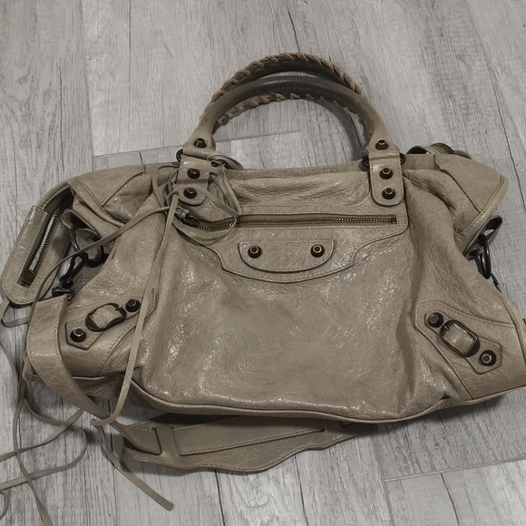 balenciaga bag nude
